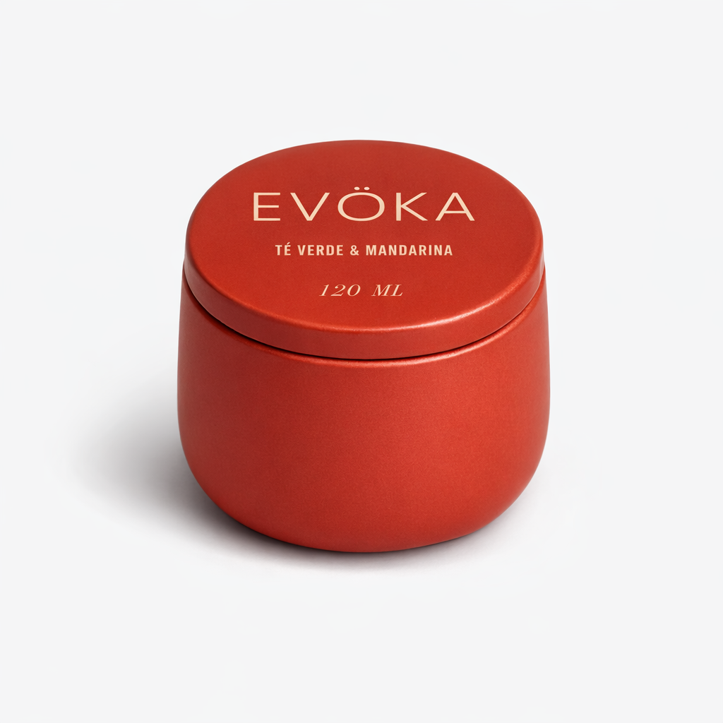Vela Tin Naranja